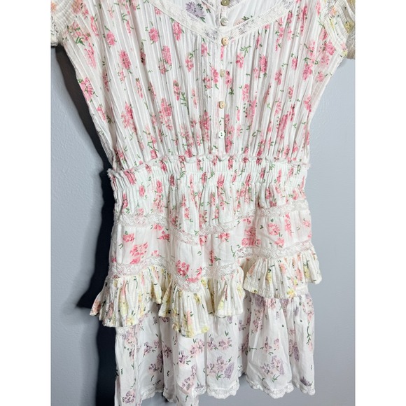 LoveShackFancy‎ Jeromie Mini Dress Fruit Bliss Small - Picture 6 of 11